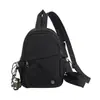 Mochila de nylon multicamadas altamente estilosa, nova bolsa de ombro multiuso, mochila casual moderna estilo coreano, leve, com blocos de cor