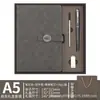 Caixa de Presente com Caderno de Negócios A5 com Logotipo Personalizado, Papelaria de Alta Qualidade, Bloco de Notas de Escritório, Lembrança de Evento