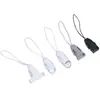 Hebilla de plástico de cabeza plana para avión, hebilla para correa de cámara, cordón decorativo para teléfono móvil, hebilla de tapón pequeño, accesorios de hardware para equipaje