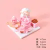 Novo Pacote de Materiais DIY para Casa de Bonecas Enfeites de Resina Acabados Animais de Paisagem em Miniatura Brinquedos de Comida Carros Enfeites de Mesa