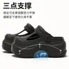 2026 Estilo Nuevo Zapatillas Mary Jane de Suela Gruesa para Mujer con Punta Cerrada, Antideslizantes, Adecuadas para Usar al Aire Libre en Verano, Zuecos de Exterior de Eva