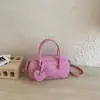Bolso Boston Transfronterizo de Lujo Ligero, Fresco y Dulce, Bolso Cruzado Diario de Estilo Coreano, Color Bloqueado, Bolso de Hombro con Lunares para el Trabajo