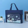 Bolsa para Archivos A3 8K Bolsa Grande para Arte Bolso de Hombro Bolsa para Libros Impermeable Bolsa de Almacenamiento para Estudiantes Bolsa para Tutorías Logo Imprimible