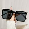 Gafas de Sol Cuadradas Nuevas 2026 para Adultos, Gafas de Sol de Montura Grande para Mujer, Protección Solar, Gafas Anti-UV, Estilo Urbano Jt2223
