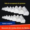 Fabricantes de baldes de plástico para içamento, fabricantes de funis de plástico, colher de carregamento de plástico branco