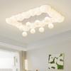 Modern Simple Cloud Bubble Sala de estar Quarto Luz Quarto Infantil Quarto Principal Luz Creme Estilo Casa Inteira Pacote Combinado Lâmpadas