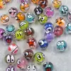 Venda Quente Transfronteiriça 16mm Contas Emoji, Contas Dentro de Contas, Contas Soltas, Corrente de Celular DIY, Pulseira, Pingente de Bolsa, Pingente de Arte com Contas