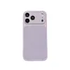 Funda de Teléfono con Purpurina Líquida tipo Piel Adecuada para Apple 17Promax, Moderna y Personalizada, Tendencia para 16/15, con Película para Lente 17