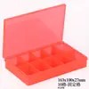Caja de plástico transparente para accesorios de somier, caja de almacenamiento para piezas de baterías, caja de clasificación de herramientas