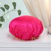 Gorro de Ducha Impermeable de Doble Capa para Mujer, Gorro de Baño de Color Sólido, Gorro de Cocina, Gorro Anti-Humo de Aceite, Protección Duradera para el Cabello, Absorbente de Agua