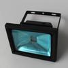 Kit de carcasa de reflector LED para mochila 10W20W30W50W reflector integrado para mochila negro carcasa de lámpara de aluminio