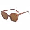 Nuevas gafas de sol estilo ojo de gato de moda europea y americana, gafas de sol Sense para mujer, gafas antiazules con montura de color transfronteriza para hombre