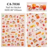 Pegatinas para uñas japonesas relieve caricatura lindas calcomanías graffiti lazo estilo nacional chino pegatinas para uñas venta al por mayor y al por menor