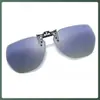 Óculos de Sol Clip-On para Homens e Mulheres, Lentes Polarizadas que Mudam de Cor, Óculos para Dirigir, Óculos de Sol Flip-Up Anti-UV