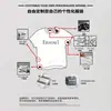 Camiseta Pesada Lavada Estilo Retro Americano Personalizada, Camiseta Oversize de Manga Corta Pintada a Mano High Street, Camiseta de Hombre de Moda