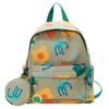 Nova Mochila Escolar Infantil Estilo Coreano Esportiva e de Lazer Campus Flor Graffiti Mochila para Mulheres Estilo Japonês Pequena Fresca Mochila para Mulheres