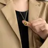 Collar Vintage de Segunda Mano para Mujer, Gama Alta, Lujo Accesible, Diseño de Nicho, Cadena para Clavícula, Cadena para Suéter, Collar Versátil
