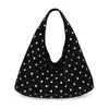 Bolsa Tote Grande de Lunares Sencilla para Mujer Verano 2026 Nicho Versátil Lunares Ab Hombro Lateral Bajo Brazo Bolso de Moda