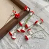 Paquete de materiales DIY hecho a mano flores mixtas plantas flores secas estilo bosque de jardín de infantes creación de anillos decoración piñas de Navidad