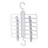 Personalizado Multi-funcional Folding Calças Rack Quarto Dormitório Roupeiro Drying Rack Doméstico Magic Pants Armazenamento Artefato Multi-camada