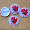 Insignia de Plástico para Manualidades Personalizada, Insignia de Equipo de Jóvenes Pioneros, Insignia de Medalla Flor Roja Pequeña, Insignia de Buen Chico
