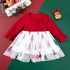 Ropa de Navidad para Recién Nacidos Mono Ropa para Bebés Niños 0-3 Años Bebé Niña Falda Pantalón Harem de Manga Larga Monos