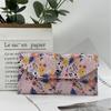 Estuche de Almacenamiento Portátil Estilo Sobre Transfronterizo para Gafas, Brochas de Maquillaje, Bolígrafo para Cejas, Estudiante Mujer, Fresco, Retro, Elegante, Creativo