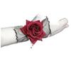 Manga de encaje para muñeca lolita lolita oscura para mujer vestido de color vino tinto con rosas sobrefalda temperamento Súper