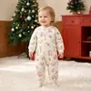 Mameluco para bebé para primavera, otoño e invierno, mameluco acolchado de manga larga de 40 g, traje para gatear, ropa cálida para recién nacidos