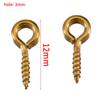 Clavo de ojo de oveja de cabeza redonda de acero inoxidable, tornillo en forma de 9, clavo de esquina de oveja, accesorio colgante de hilo, accesorios colgantes pequeños de bricolaje