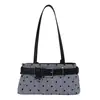 Bolsa de ombro de bolinhas de alta qualidade para mulheres, nova coleção outono/inverno 2026, bolsa de ombro estilosa, bolsa de mão fashion, pequena bolsa tote