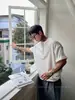 "Arrugas Texturizadas, Tacto Suave y Blando" Camiseta de Manga Corta Henley con Cuello en V Ajustada para Hombre Estilo Old Money Verano 2025