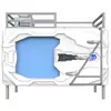 Cama cápsula cama cápsula de tres niveles cama cápsula para dormir juvenil cama cápsula cama superior e inferior alta y baja cama para madre e hijo