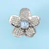 25 Accesorios para Zapatos con Agujeros de Comercio Electrónico Transfronterizo Flor de Zapato con Pedrería Metálica Perla Libélula Mariposa Hebilla Decorativa de Perla para Zapato