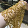 Collar de Oro de 18K Au750 Sólido No Desmontable Versátil DIY Ajustable Súper Brillante Lujo Ligero Cadena para Clavícula que Combina con Todo