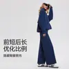 Novo Conjunto Esportivo de Primavera da Amazon, Jaqueta de Yoga Casual Solta à Prova de Vento com Gola Alta, Conjunto para Yoga Fitness