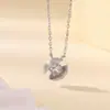 Yuebao Jewelry Collar de Planeta Colgante Cepillado de Plata de Ley S925 Lujo Ligero Nicho Versátil para el Trabajo Diario Cadena para la Clavícula de Joyería de Plata de Celebridad de Internet