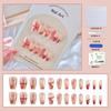 Tabletas de uñas para uso en mano 24 fototerapia parches de uñas postizas tridimensionales producto terminado tabletas de uñas desmontables