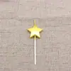 Velas em Formato de Coração Estrela Sem Fumaça Cera de Soja Grau Alimentício Decoração de Festa de Primeiro Aniversário de Bebê Topper de Bolo Decoração Personalização