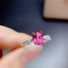 Nuevo Anillo Tesoro Color Turmalina Imitación Polvo Natural Reina Estelar Venta en Vivo Topacio Azul Londres Anillo Abierto
