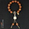 Original retro Ojo de Fénix de Xizang Bodhi de mano Fruta de Marfil Natural DIY talla marea nacional Xingshi Wenwan pulsera