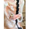 [Zhuang Zhou Sonhando com Borboletas] Colar com Borla de Brocado da Dinastia Song para Mulheres, Nova Corrente Longa para Suéter Estilo Chinês, Acessório Pingente Estilo Nacional