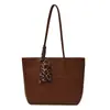 Bolsa Tote Vintage de Grande Capacidade para Mulheres 2026 Nova Bolsa de Mão Simples Casual Versátil Moda para o Dia a Dia Bolsa de Ombro