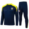 2526 Traje de Entrenamiento de Fútbol para Adultos Traje de Entrenamiento de Fútbol Manga Larga Conjunto para Adultos Otoño e Invierno Conjunto de Entrenamiento de Manga Larga para Adultos