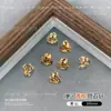 Decoraciones Explosivas para Uñas Color Champagne Zirconia, Huevos de Paloma de Azúcar de Roca, Forma de Corazón, Cuadrado Grueso, Melard, Pedrería Irregular para Uñas al por Mayor