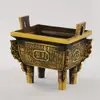 Trípode de Latón para Atraer Riqueza al por Mayor, Adorno de Trípode de Latón para Decoración del Hogar, Decoración para Sala de Estar, Oficina, Tienda, Trípode de Ofrenda para Templos Budistas