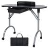 Fábrica de fornecimento MT-005 mesa de unhas com saco salão de beleza equipamentos mesa de unhas dobrável mesa manicure atacado