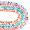 Cuentas Sueltas de Jade Persa Colorido Polvo de Melocotón Optimizado Cuentas Redondas de Jade Persa Accesorios para Joyería Hecha a Mano DIY