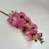 Orquídeas Phalaenopsis Artificiais de 9 Flores no Atacado, Flores Decorativas Nórdicas para Mesa de Jantar, Decoração Suave para Montagem de Cenário de Casamento, Orquídeas Phalaenopsis Falsas