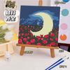 Pintura a Óleo Digital de Rosa DIY Colorir à Mão Tulipa Flor Curativa Paisagem Fabricante de Pintura a Óleo Acrílico Atacado